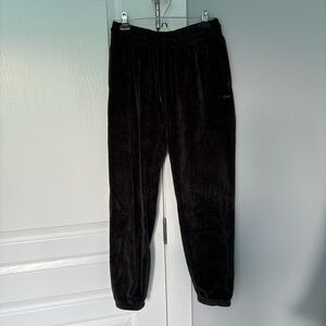 TNA Montcalm Velour Joggers Black